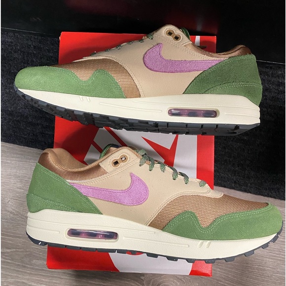 Nike Air Max 1 NH Treeline/Light Bordeaux DR9773 300 sz11.5 420 - Picture 3 of 6